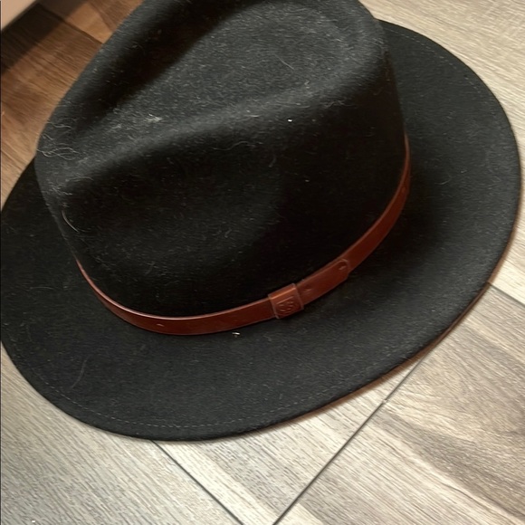 Britton Wool Men's Black Fedora Hat - Picture 3 of 3